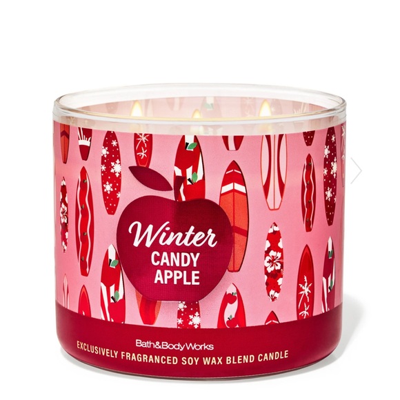 Bath & Body Works Other - Bath & Body Works Red Holiday Candle 3- Wick Sold Out